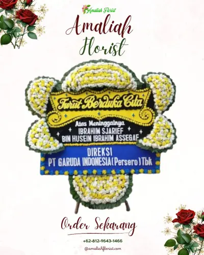 Papan Bunga Duka di Cibeureum Wetan